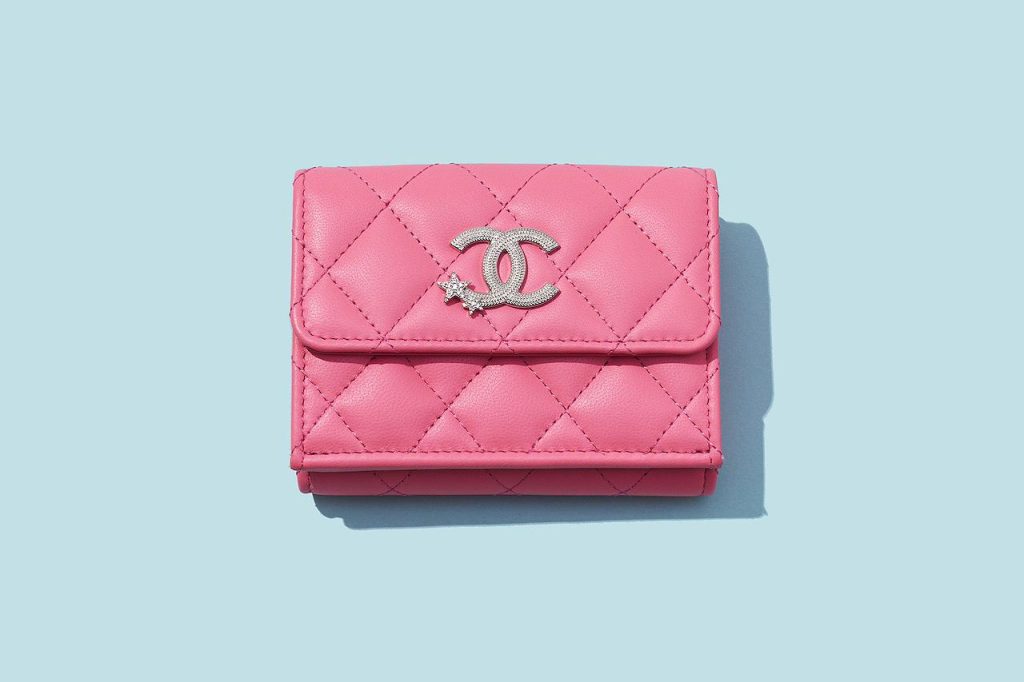 Chanel trifold wallet